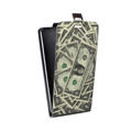 Дизайнерский вертикальный чехол-книжка для Alcatel One Touch POP 3 5 Текстуры денег