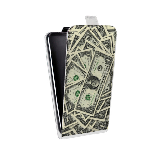 Дизайнерский вертикальный чехол-книжка для Huawei Nova 3 Текстуры денег