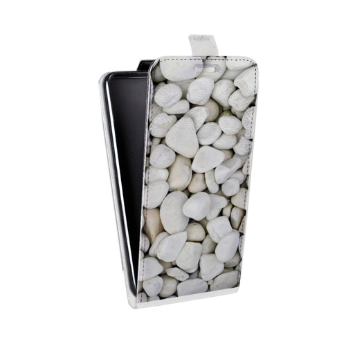 Дизайнерский вертикальный чехол-книжка для LG V10 Текстура камня