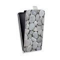 Дизайнерский вертикальный чехол-книжка для Lenovo A859 Ideaphone Текстура камня