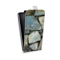 Дизайнерский вертикальный чехол-книжка для LG G7 Fit Текстура камня