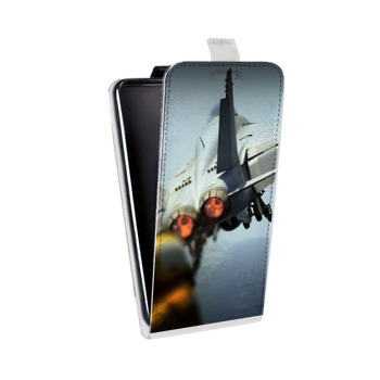 Дизайнерский вертикальный чехол-книжка для Samsung Galaxy Core Lite Самолеты (на заказ)