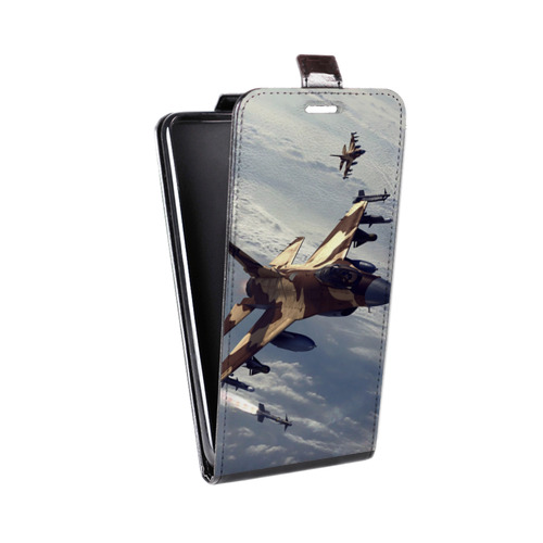 Дизайнерский вертикальный чехол-книжка для Samsung Galaxy J6 Самолеты