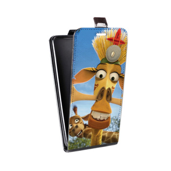 Дизайнерский вертикальный чехол-книжка для Samsung Galaxy S5 (Duos) Мадагаскар (на заказ)