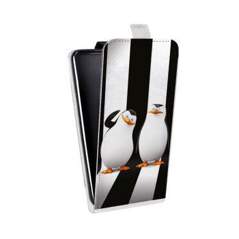 Дизайнерский вертикальный чехол-книжка для Iphone 5s Мадагаскар (на заказ)
