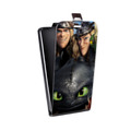 Дизайнерский вертикальный чехол-книжка для LG G4 Stylus Как приручить дракона