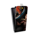 Дизайнерский вертикальный чехол-книжка для Samsung Galaxy Grand Как приручить дракона