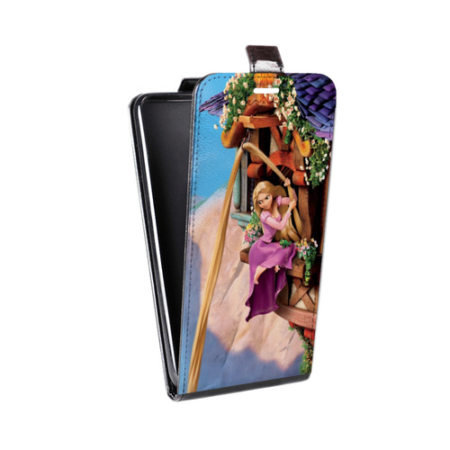 Дизайнерский вертикальный чехол-книжка для Samsung Galaxy Grand Рапунцель