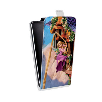 Дизайнерский вертикальный чехол-книжка для Sony Xperia E4g Рапунцель (на заказ)