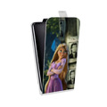 Дизайнерский вертикальный чехол-книжка для Samsung Galaxy Core Рапунцель