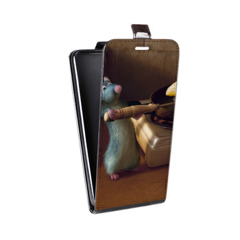 Дизайнерский вертикальный чехол-книжка для HTC One Mini Рататуй (на заказ)