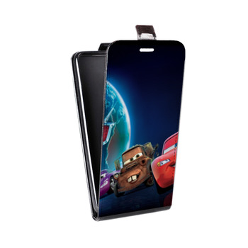 Дизайнерский вертикальный чехол-книжка для Samsung Galaxy A5 (2016) Тачки (на заказ)