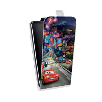 Дизайнерский вертикальный чехол-книжка для Xiaomi RedMi Note 5 Pro Тачки (на заказ)