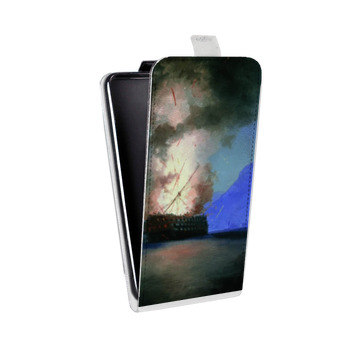 Дизайнерский вертикальный чехол-книжка для HTC One Mini (на заказ)