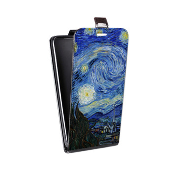Дизайнерский вертикальный чехол-книжка для Samsung Galaxy Note 5 Звездная ночь (на заказ)