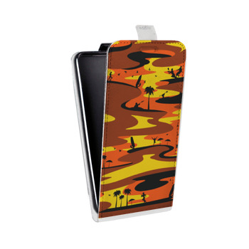 Дизайнерский вертикальный чехол-книжка для Alcatel One Touch Pop D5 Камуфляжи (на заказ)