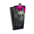Дизайнерский вертикальный чехол-книжка для Alcatel Pop 4 Мистические кошки