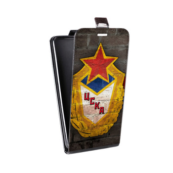 Дизайнерский вертикальный чехол-книжка для HTC U12 Plus ЦСКА (на заказ)