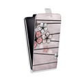 Дизайнерский вертикальный чехол-книжка для ASUS ZenFone 3 Max ZC553KL Японские розовые мотивы