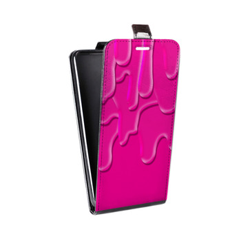 Дизайнерский вертикальный чехол-книжка для Samsung Galaxy S8 Plus Потекшие краски (на заказ)