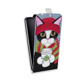 Дизайнерский вертикальный чехол-книжка для ASUS ZenFone 5 Lite Кошки