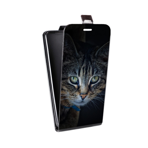 Дизайнерский вертикальный чехол-книжка для LG G4 S Кошки
