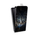 Дизайнерский вертикальный чехол-книжка для ASUS ZenFone Go ZB500KL Кошки