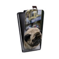 Дизайнерский вертикальный чехол-книжка для Huawei P40 Собаки