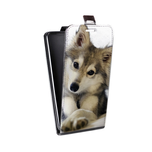 Дизайнерский вертикальный чехол-книжка для Iphone 6 Plus/6s Plus Собаки