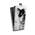 Дизайнерский вертикальный чехол-книжка для LG K8 Собаки