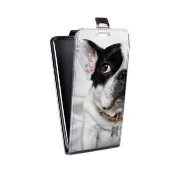 Дизайнерский вертикальный чехол-книжка для Samsung Galaxy S6 Edge Собаки (на заказ)