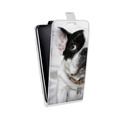 Дизайнерский вертикальный чехол-книжка для LG G3 (Dual-LTE) Собаки