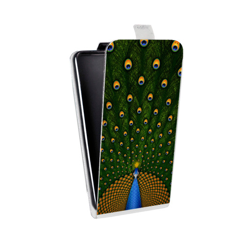 Дизайнерский вертикальный чехол-книжка для Iphone 11 Pro Max Павлины