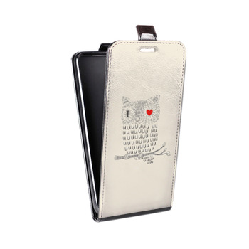 Дизайнерский вертикальный чехол-книжка для Sony Xperia Z3+ Совы (на заказ)