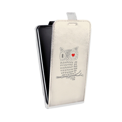 Дизайнерский вертикальный чехол-книжка для Nokia 5.1 Совы