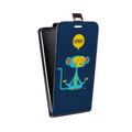 Дизайнерский вертикальный чехол-книжка для HTC Desire 616 Обезьяны