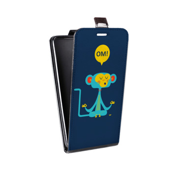 Дизайнерский вертикальный чехол-книжка для Alcatel One Touch Pop D5 Обезьяны (на заказ)