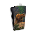 Дизайнерский вертикальный чехол-книжка для Google Nexus 6 Медведи