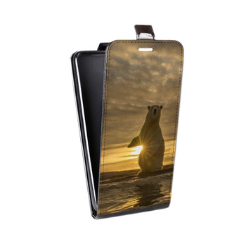 Дизайнерский вертикальный чехол-книжка для Huawei P9 Lite Медведи (на заказ)