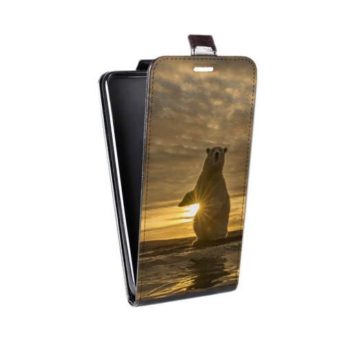 Дизайнерский вертикальный чехол-книжка для Asus ZenFone 3 Deluxe Медведи