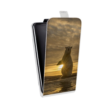 Дизайнерский вертикальный чехол-книжка для Samsung Galaxy J1 mini Prime (2016) Медведи (на заказ)