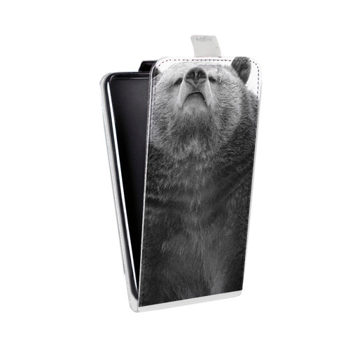 Дизайнерский вертикальный чехол-книжка для Samsung Galaxy Grand Медведи