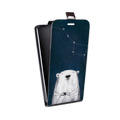 Дизайнерский вертикальный чехол-книжка для Samsung Galaxy Core Медведи