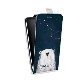 Дизайнерский вертикальный чехол-книжка для Samsung Galaxy Alpha Медведи (на заказ)