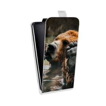 Дизайнерский вертикальный чехол-книжка для Huawei Honor 7A Pro Медведи (на заказ)