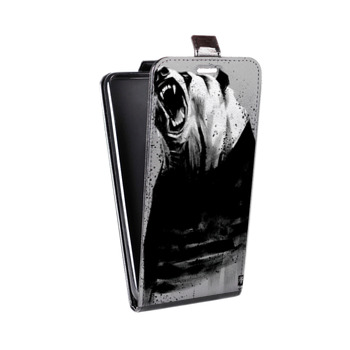 Дизайнерский вертикальный чехол-книжка для Sony Xperia M2 dual Медведи (на заказ)