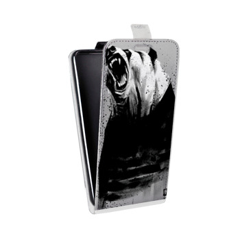Дизайнерский вертикальный чехол-книжка для HTC U12 Plus Медведи (на заказ)
