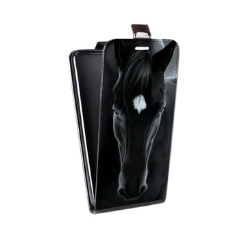 Дизайнерский вертикальный чехол-книжка для Iphone 7 Лошади (на заказ)