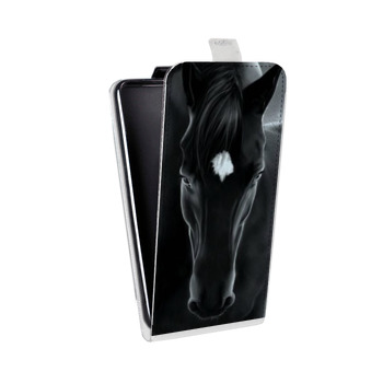 Дизайнерский вертикальный чехол-книжка для Iphone 5s Лошади (на заказ)
