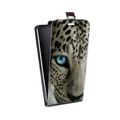 Дизайнерский вертикальный чехол-книжка для Sony Xperia X Performance Леопард